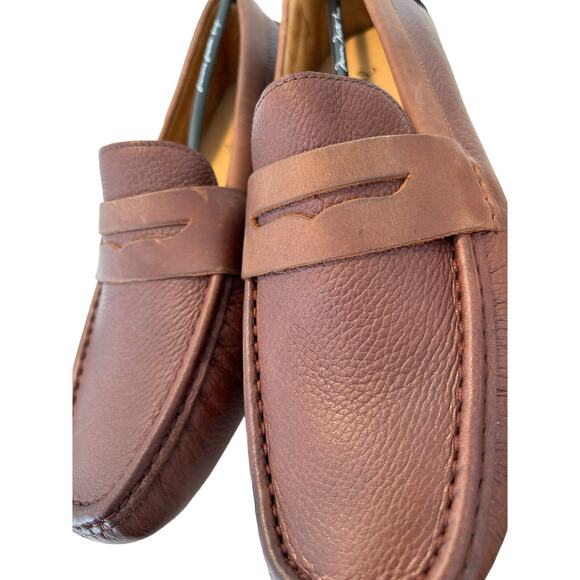 Massimo Matteo Firenze Genuine Leather Driving Moccasin Loafer - SZ 8 M - Picture 2 of 9